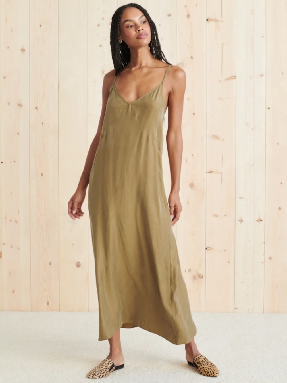 NWT Jenni Kayne Rio Slip Dress~Bronze